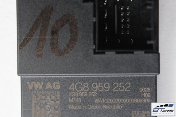 AUDI A7 MODUŁ STEROWNIK SPOJLERA BAGAŻNIKA 4G8959252 4G8 959 252 4G8959252 lotki ELEKTRYCZNEGO USTAWIENIA 4G8959252 4G8959252