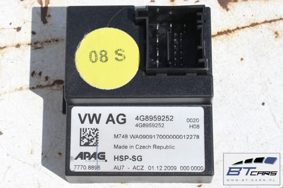 AUDI A7 MODUŁ STEROWNIK SPOJLERA BAGAŻNIKA 4G8959252 4G8 959 252 4G8959252 lotki ELEKTRYCZNEGO USTAWIENIA 4G8959252 4G8959252