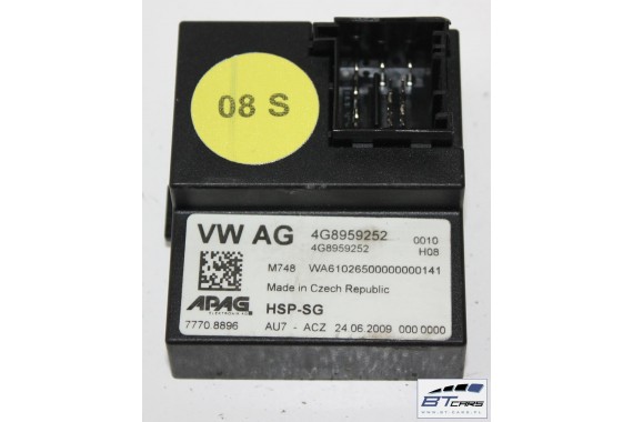 AUDI A7 MODUŁ STEROWNIK SPOJLERA BAGAŻNIKA 4G8959252 4G8 959 252 4G8959252 lotki ELEKTRYCZNEGO USTAWIENIA 4G8959252 4G8959252