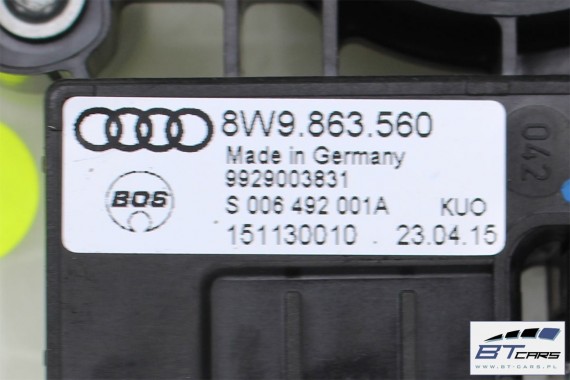 AUDI A4 KOMBI SILNIK ROLETY BAGAŻNIKA 8W9863560 8W9 863 560 AVANT ALLROAD  SILNICZEK 8W B9 2015-  TYŁ tylny prowadnica roleta