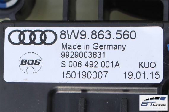 AUDI A4 KOMBI SILNIK ROLETY BAGAŻNIKA 8W9863560 8W9 863 560 AVANT ALLROAD  SILNICZEK 8W B9 2015-  TYŁ tylny prowadnica roleta