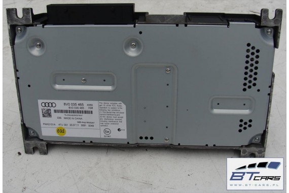AUDI A3 GŁOŚNIKI WZMACNIACZ NAGŁOŚNIENIE BANG & OLUFSEN 8V0035465 8V0035397A 8V0035411A 8V0035399B 8V0035415B 8V3035709 8V