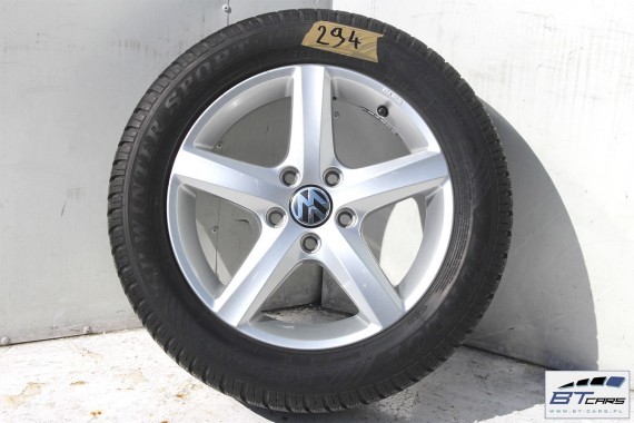 VW GOLF 7 VII FELGI 16 cali OPONY ZIMA KOŁA felga 5G0071496 6J*16H2 ET48 opona Dunlop SP Winter Sport 4D 205/55/16 91H 5G zimowe