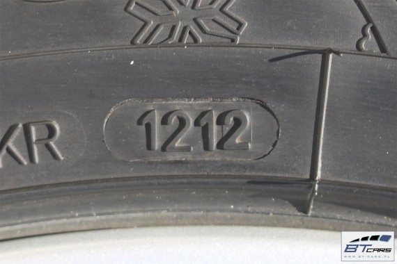 VW GOLF 7 VII FELGI 16 cali OPONY ZIMA KOŁA felga 5G0071496 6J*16H2 ET48 opona Dunlop SP Winter Sport 4D 205/55/16 91H 5G zimowe