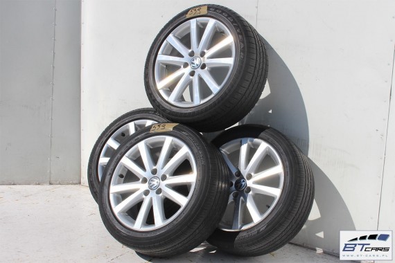 VW PASSAT B6 B7 CC EOS FELGI 17 cali OPONY KOŁA felga 3C0601025J 7,5J*17H2 ET47 opona Michelin Pilot HX MXM4 235/45/17 97H 1Q 3C