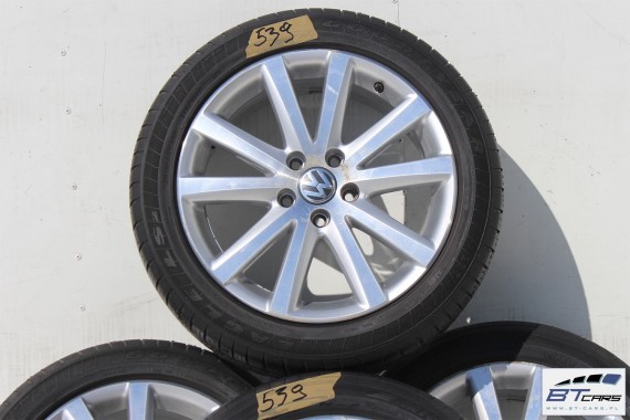 VW PASSAT B6 B7 CC EOS FELGI 17 cali OPONY KOŁA felga 3C0601025J 7,5J*17H2 ET47 opona Michelin Pilot HX MXM4 235/45/17 97H 1Q 3C
