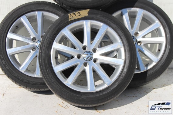 VW PASSAT B6 B7 CC EOS FELGI 17 cali OPONY KOŁA felga 3C0601025J 7,5J*17H2 ET47 opona Michelin Pilot HX MXM4 235/45/17 97H 1Q 3C
