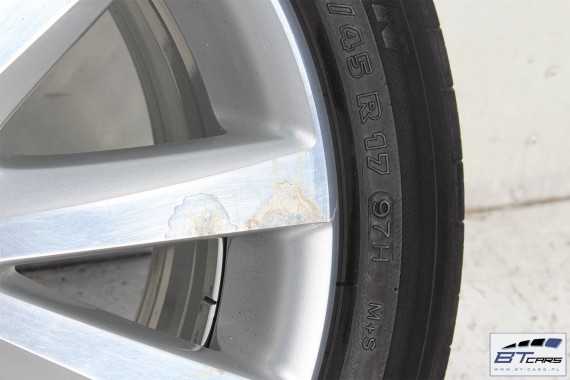 VW PASSAT B6 B7 CC EOS FELGI 17 cali OPONY KOŁA felga 3C0601025J 7,5J*17H2 ET47 opona Michelin Pilot HX MXM4 235/45/17 97H 1Q 3C