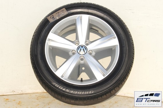 VW THE BEETLE FELGI 17 cali OPONY LATO KOŁA felga 5C0601025AA 7J*17H2 ET43  opona Bridgestone Turanza ER300 215/55/17 94V 5C