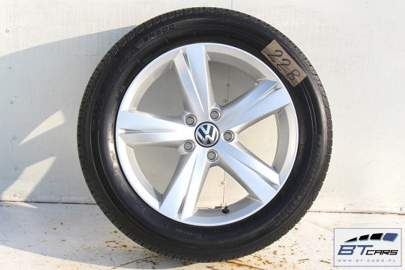 VW THE BEETLE FELGI 17 cali OPONY LATO KOŁA felga 5C0601025AA 7J*17H2 ET43  opona Bridgestone Turanza ER300 215/55/17 94V 5C