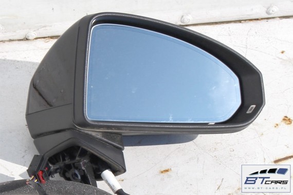 AUDI TT LUSTERKO DRZWI PRAWE SKŁADANE 14PIN 8S zewnętrzne pinów kabli przewodów Kolor: LY9T - czarny 8S1857410 foto 8S0857528