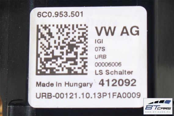 VW POLO SEAT SKODA MANETKI KIEROWNICY 6C0953501 6C0953513 6C0 953 513 6C0953501 manetka 6C0953501 6C0953513 6C0953501 6C0953513