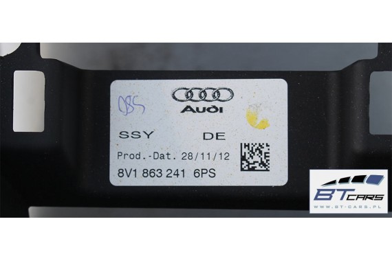 AUDI A3 TUNEL ŚRODKOWY 8V1863241 6PS - czarny 8V1 863 241 8V1863241 8V 8V1863241J 6PS czarny soul 8V1863241 8V1863241J 8V1861690