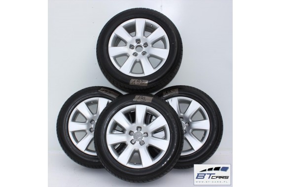 AUDI A4 A5 A6 A7 A8 FELGI 18 FELGA KOŁA OPONA 4H0601025D ET28 8J*18 opony 235/55/18 GOODYEAR EFFICIENT 104 4G 4H 4H0601025D