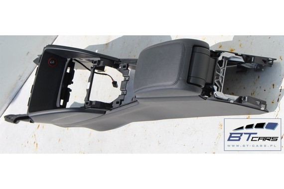 AUDI A3 TUNEL + PODŁOKIETNIK SKÓRA 6PS - czarny 8V1863241 8V0864283 8V1 863 241 komplet z podłokietnikiem 8V1863241J 8V1863241