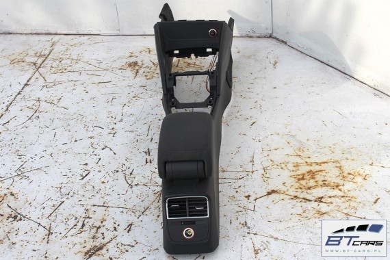 AUDI A3 TUNEL + PODŁOKIETNIK SKÓRA 6PS - czarny 8V1863241 8V0864283 8V1 863 241 komplet z podłokietnikiem 8V1863241J 8V1863241