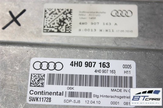 AUDI A6 A7 A8 MODUŁ STEROWNIK NAPĘDU 4x4 4H0907163A 4H0907163A 4H0 907 163 4H0907163B 4H0907163 4H0907163B 4H0907163A 4H0907163B