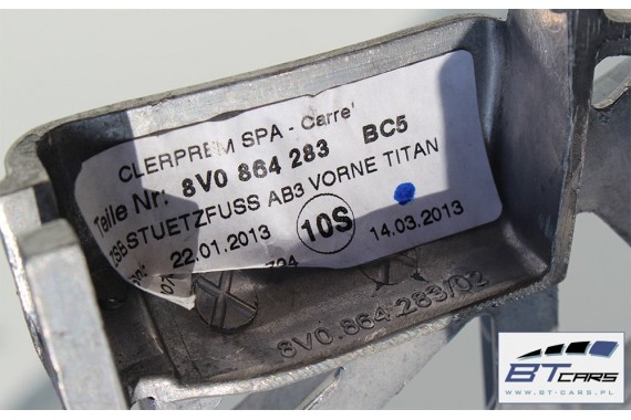 AUDI A3 PODŁOKIETNIK SKÓRA 8V0864283 SZARA TAPICERKA 8V 8V0 864 283 BC5 - szary tytanowy 8V0864283 8V0864283 8V0864283 8V0864283