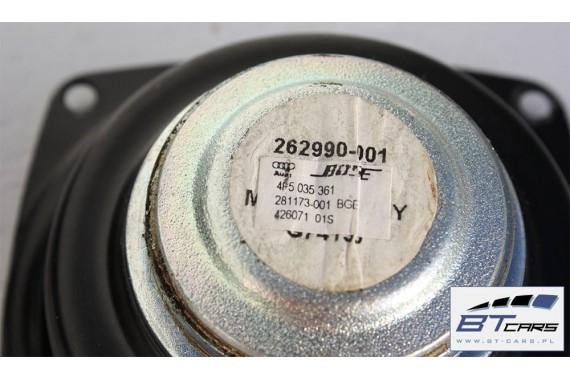 AUDI A6 SEDAN GŁOŚNIKI ZESTAW BOSE 4F 4F0035415A 4F0035399A 4F0035412B 4F0035411B 4F0035411D 4F0035381C 4F5035361 4F0035382C