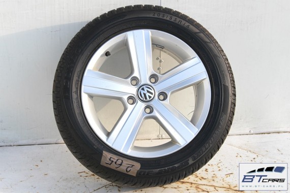 VW GOLF 7 SPORTSVAN FELGI 16 OPONY ZIMA KOŁA felga 5G0601025A 6,5J*16H2 ET46 opona Dunlop SP Winter Sport 3D 205/55 94H zimowe