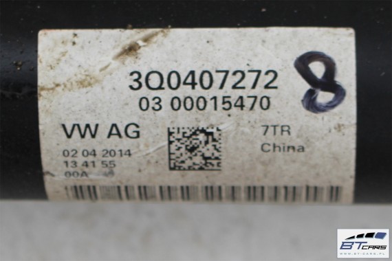 VW SKODA PÓŁOŚ PRZÓD PRZEDNIA PRAWA 3Q0407272 3Q0407272BN 3Q0407762X 3Q0407272 3Q0407272 3Q0407272BN 3Q0407762X 3Q0407272BN