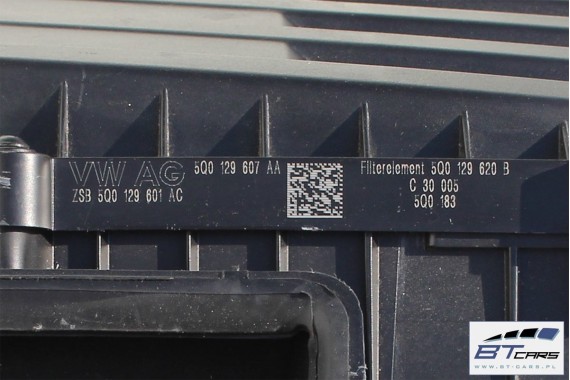 VW AUDI FILTR POWIETRZA OBUDOWA 5Q0129607AA 5Q0129601AC 5Q0 129 607 AA 1.6 TDi 2.0 TDi 5Q0129601BP 5Q0129601S 5Q0129607AF GOLF 7