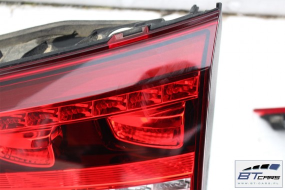VW GOLF 7 VII TYŁ ZDERZAK tylny + KLAPA BAGAŻNIKA + LAMPY lampa Led Kolor: LA3X - czerwony (sunset red metallic) 5G KOMPLETNY
