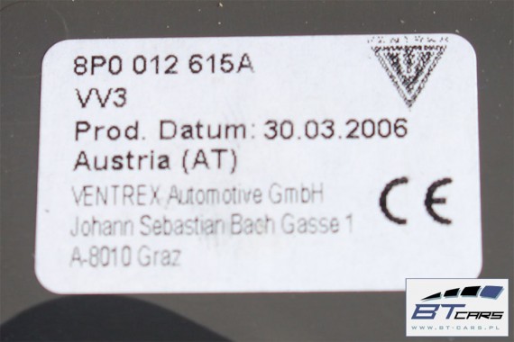 AUDI VW SEAT SKODA POMPKA DO KÓŁ OPON 8P0012615A kompresor sprężarka powietrza 8P0 012 615 A 8P0012615A 2.0-2.5 BAR 8P0012615A
