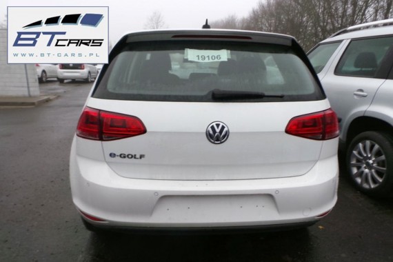 VW E-GOLF VII 7 TYŁ ZDERZAK tylny + KLAPA BAGAŻNIKA + LAMPY lampa Kolor: LC9A - biały (pure white) 5G