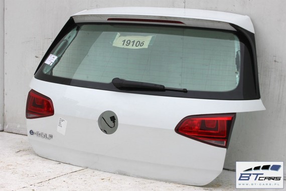 VW E-GOLF VII 7 TYŁ ZDERZAK tylny + KLAPA BAGAŻNIKA + LAMPY lampa Kolor: LC9A - biały (pure white) 5G