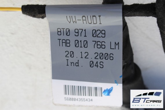 AUDI A5 WIĄZKA ELEKTRYCZNA DRZWI 8T0971029 8T0 971 029 8T0971029C instalacja 8T 8T0971029A 8T0971029B 8T0971029D 8T0971029
