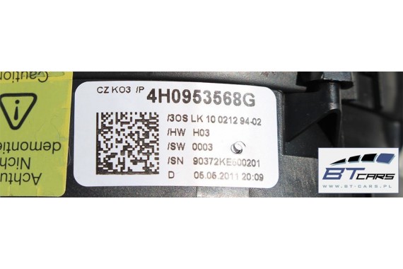 VW AUDI A6 A7 A8 FL TAŚMA AIR BAG 4H0953568G 4H0953568H pierścień air bag 4H0 953 568 4H0953568E 4H0953568G 4H0953568H 4H0953568