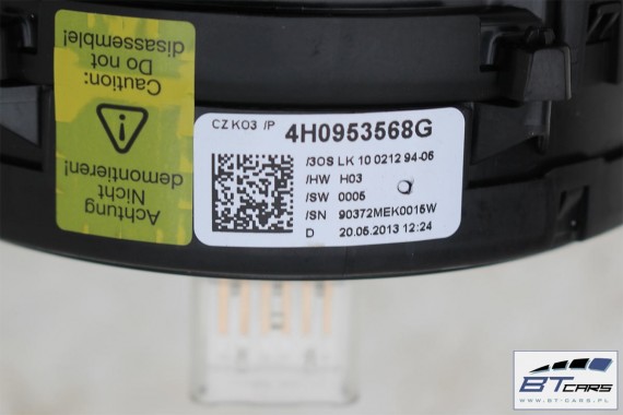 VW AUDI A6 A7 A8 FL TAŚMA AIR BAG 4H0953568G 4H0953568H pierścień air bag 4H0 953 568 4H0953568E 4H0953568G 4H0953568H 4H0953568