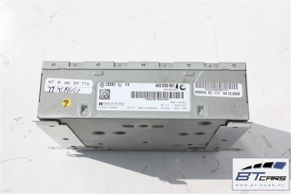 AUDI A8 TUNER RADIOWY RADIA RADIO UNIT 4H0035061B 4E0035061B 4E0035061C 4E0035061G 4H 4H0035061B 4E0035061B 4E0035061C 4E0035061