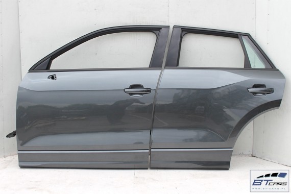 AUDI Q2 DRZWI LEWE PRZÓD + TYŁ STRONA LEWA przednie + tylne 2 sztuki Kolor: LZ7S - szary (daytonagrau) 81A 81A831051 81A833051