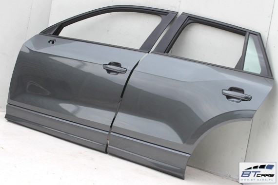AUDI Q2 DRZWI LEWE PRZÓD + TYŁ STRONA LEWA przednie + tylne 2 sztuki Kolor: LZ7S - szary (daytonagrau) 81A 81A831051 81A833051