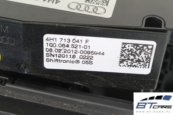 AUDI A8 WYBIERAK 4H1927731C AUTOMATYCZNEJ SKRZYNI BIEGOW 4H1713041F lewarek dźwignia 4H1713041F 4H1927731 4H1927731A 4H1927731C