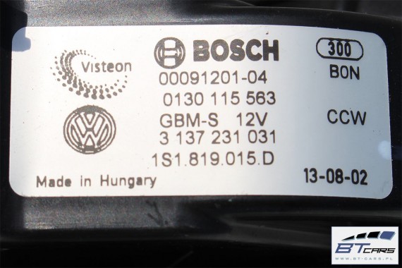 VW UP SEAT MII SKODA CITIGO DMUCHAWA 1S1819015D 1S1 819 015 D 1S1819015D 1S1819015D 1S1819015D 1S1819015D 1S1819015A 1S1819015
