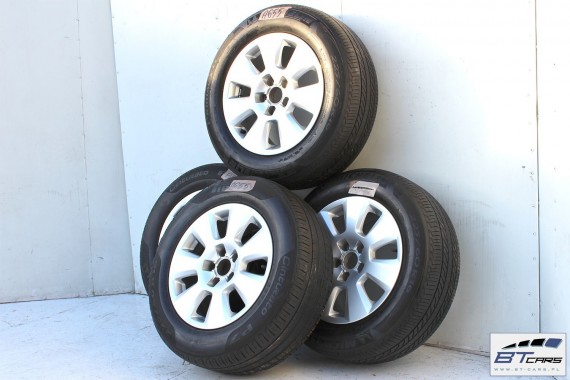 AUDI A4 A6 FELGI 16 cali OPONY LATO KOŁA felga 4G0601025 7,5J*16H2 ET37 opona Michelin Primacy LC 225/60/16 98W  8K, 4G c7