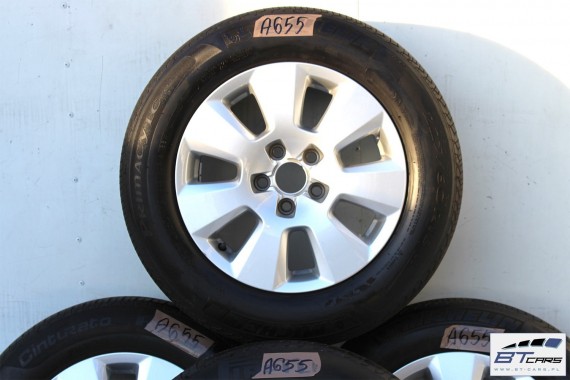 AUDI A4 A6 FELGI 16 cali OPONY LATO KOŁA felga 4G0601025 7,5J*16H2 ET37 opona Michelin Primacy LC 225/60/16 98W  8K, 4G c7