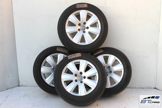 AUDI A4 A6 FELGI 16 OPONY LATO KOŁA felga 4F0601025P 7,5J*16H2 ET45 opona Continental PremiumContact 225/55/16 95Y 8E, 8K, 4F