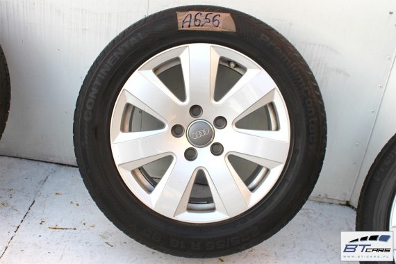 AUDI A4 A6 FELGI 16 OPONY LATO KOŁA felga 4F0601025P 7,5J*16H2 ET45 opona Continental PremiumContact 225/55/16 95Y 8E, 8K, 4F