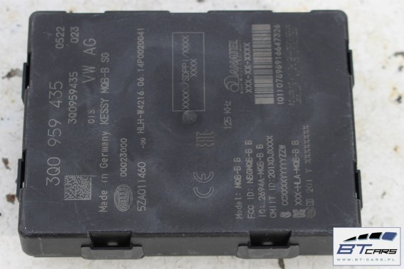 VW PASSAT B8 AUDI TT MODUŁ STEROWNIK KESSY 3Q0959435 3Q0959435B 3Q0 959 435 B Keyless 3Q0959435M 3Q0959435F 3Q0959435K 3Q0959435