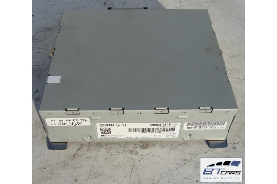 AUDI A8 TUNER RADIOWY RADIO UNIT 4H0035061E 4H0035061EX ANALOGOWO CYFROWY RADIA producent Harman / Becker 4H0035061E 4H0035061