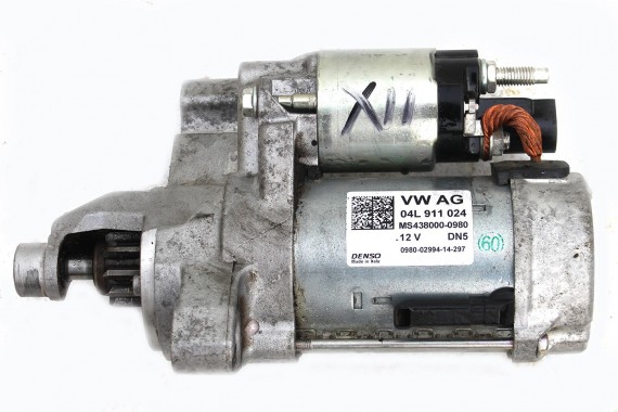 AUDI A4 A5 A6 ROZRUSZNIK 04L911024 04L911024X 04L 911 024 DENSO 8W B9 F5 4G C7 2.0 TDi diesel MS438000 8W B9 8W6 F5 04L911024A