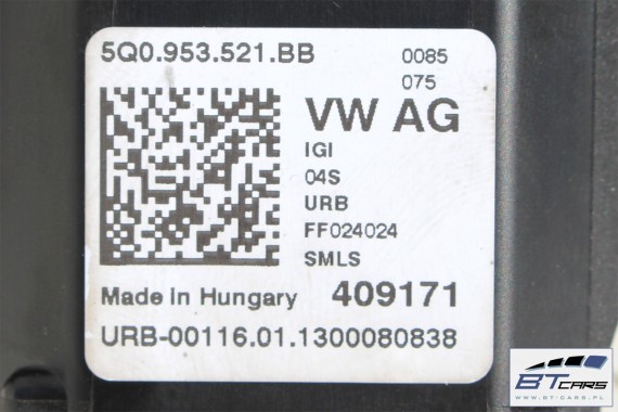 VW GOLF 7 PASSAT B8 MANETKI MANETKA 5Q0953502AJ 5Q0 953503521BB 5Q0 953 521 BB przełącznik przełączniki kierownicy