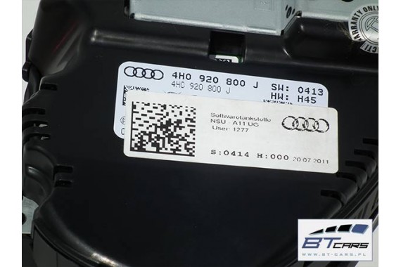 AUDI A8 ZEGARY LICZNIKI BENZYNA HYBRID 4H0920800J 4H0920800 ZEGAR HYBRYDOWY 4H0920800J 4H0920800J 4H0920800J 4H0920800 4H0920800