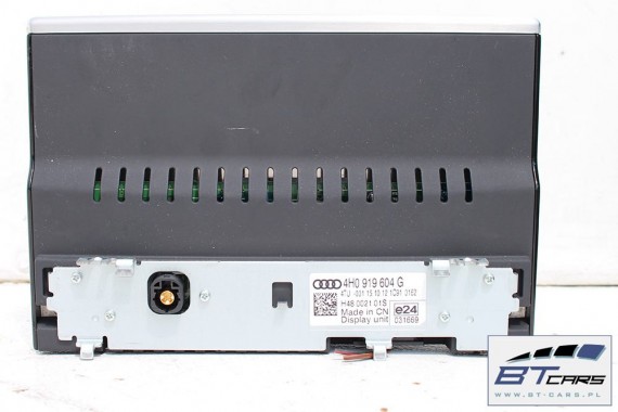 AUDI A8 MONITOR WYŚWIETLACZ EKRAN LCD MMI 8 4H0919604G 4H0919604C 4H0919604D 4H0919604F 4H0919604G 4H0919604H 4H0 919 604 4H d4