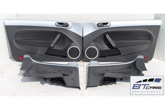 VW THE BEETLE BOCZKI DRZWIOWE BOCZEK TAPICERKA 5C 5C5867043 5C5867044 5C1867011 5C1867012 czarne czarne srebrne 5C5 867 043