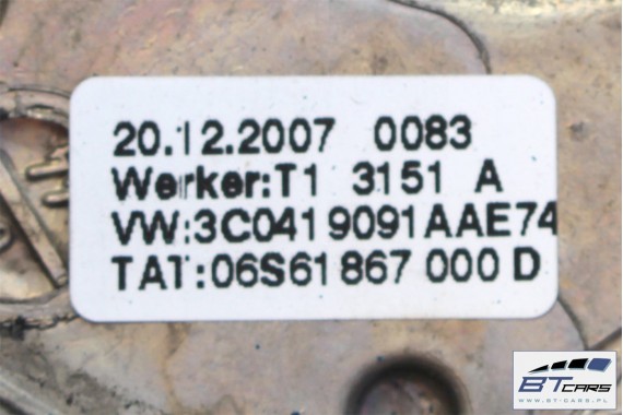 VW GOLF 5 PLUS CADDY EOS KIEROWNICA 3C0419091AA E74 czarny 3C0419091S 3C0419091AA 3C0419091AM 3C0419091AA 3C0419091M 3C0419091N